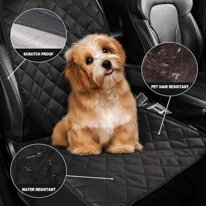 Dog Seat Cover Cars Trucks Suvs, Thick 600D Waterproof Pet Car Seat Cover Dog, Heavy Duty & Wear-Resistant Durable Nonslip Backing with Side Flaps, Scratchproof Dog Front Seat Cover | Thicked 600D Oxford, Pet Car Seat Cover, Heavy Duty & Wear-Resistant, Durable Scratchproof, Nonslip Backing with Side Flaps