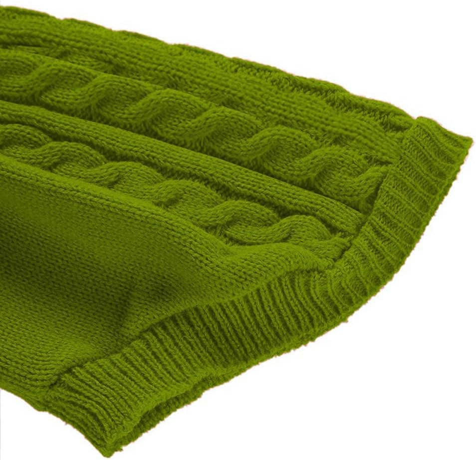 Knitted Small Dog Sweater, Turtleneck Pullover Warm Winter Puppy Clothes | Lightweight & Warm Knitted Winter Sweatshirt, Cold Weather Coat for Dog Girl & Boy, Cute Puppy Costume, Machine Washable