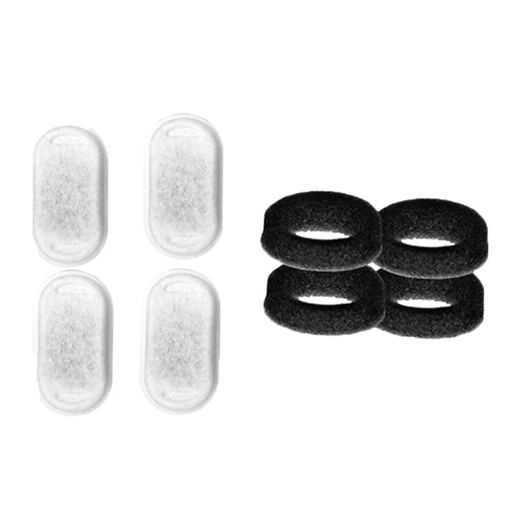 Replacement Filters for Cat Water Fountain Stainless Steel Dispenser Feeders Pet Water Fountain Activated Carbon Replaced Filter