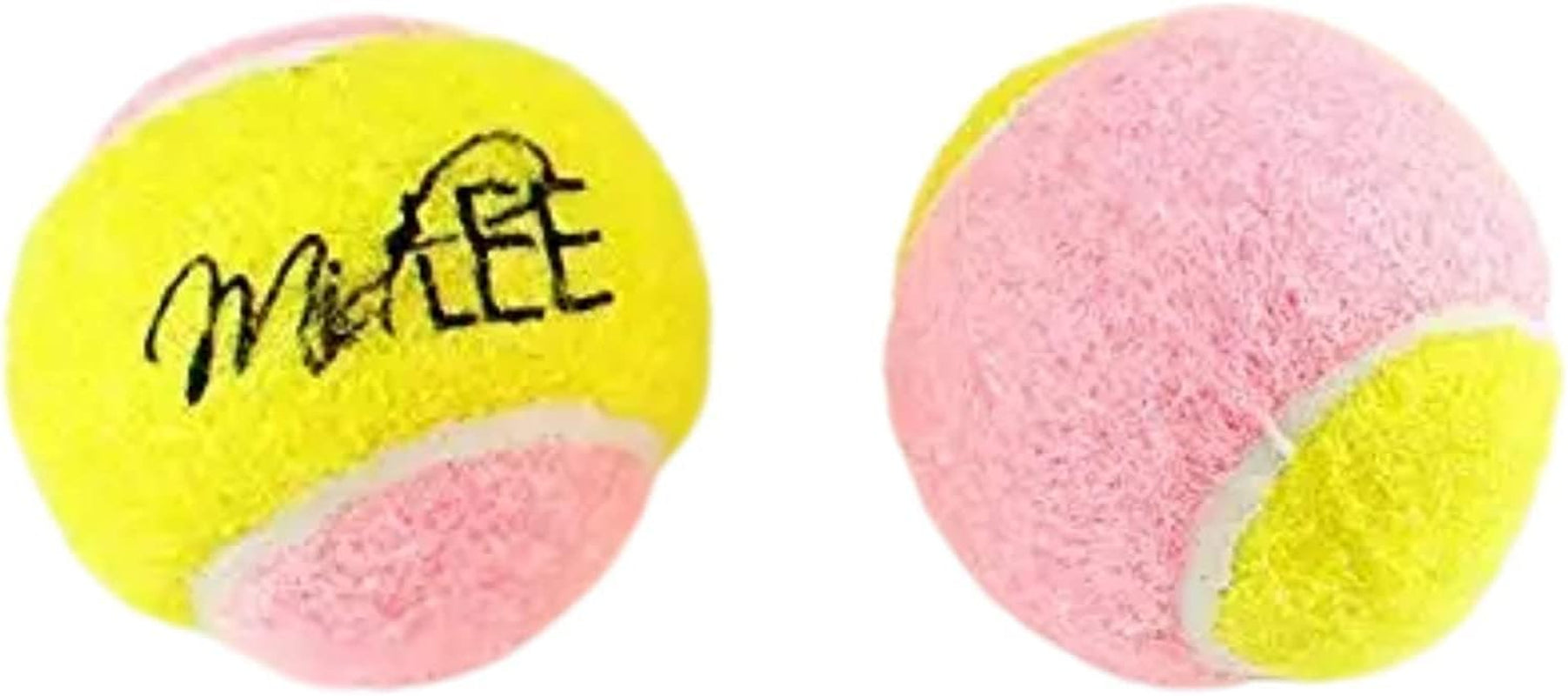 X-Small Dog Tennis Balls 1.5" Pack of 12 | Puppy Mini Fetch, Pet Little Tennis Balls, Yellow/Pink