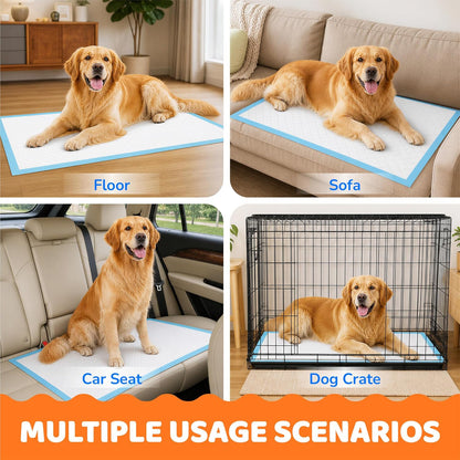 Puppy Pads 28"X34", Extra Large, Super Absorbent, 30 Count | Disposable Pee Pads for Dogs, Leak-Proof & Quick-Dry, Wee Wee Pads for Dogs, Potty Pads for Dogs, Dog Training Pads