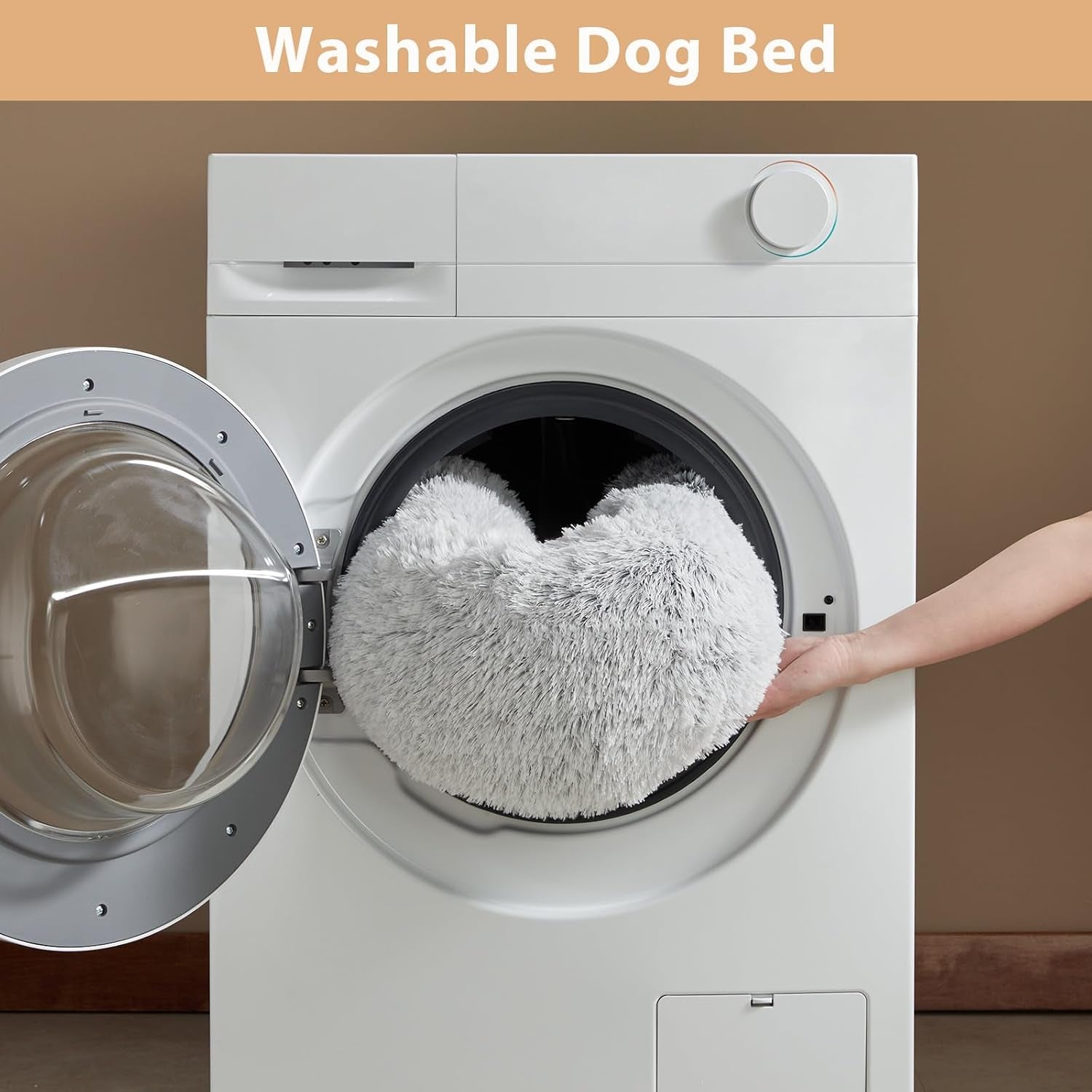 PawHeaven™ CozyCloud Calming Pet Bed – Ultra Soft Donut Cuddler Bed for Dogs & Cats