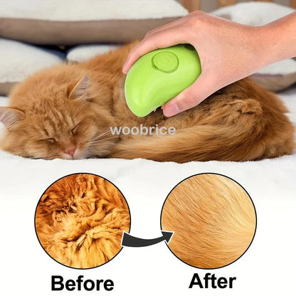 Steam Brush for Cats Soft Electric Water Jet Pet Comb Silicone Hair Remover Dog Brush Pet Grooming Supplies Products Home