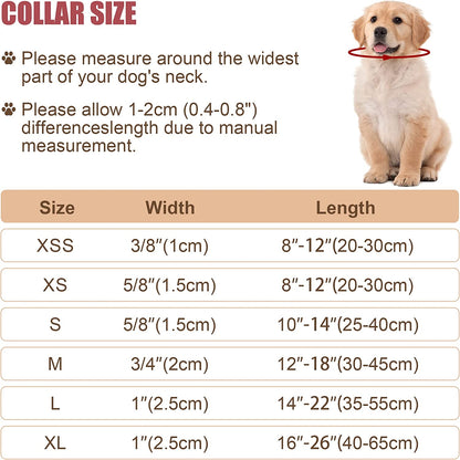 Reflective Dog Collar with Buckle Adjustable Safety Nylon Collars for Small Medium Large Dogs, Blue XL | Breathable, No Chafing on Walks and Outdoor Hikes, Metal D-Ring, Night Safety