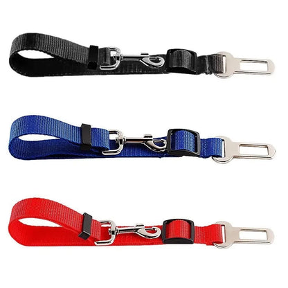 New Dog Car Seat Belt Safety Protector Travel Pet Accessories Breakaway Leash Collar Solid Car Harness Pet Harness