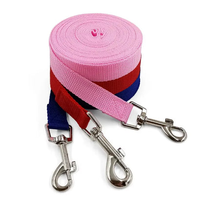 Pet Dog Training Leash Walking Belt Long Lanyard Dog Walking Protection Rope Suitable for Small and Large Dogs 1.5/3/5/6M Leash