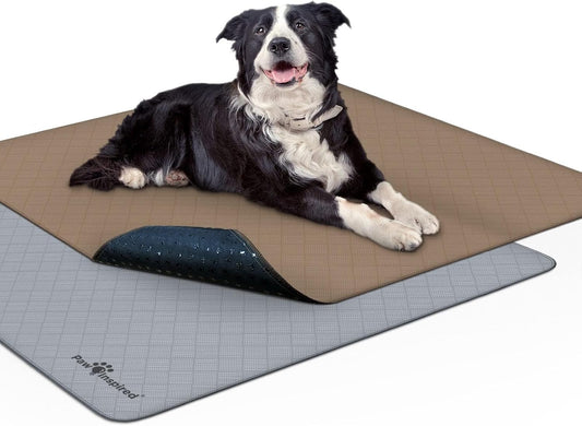 Washable Pee Pads for Dogs, 41X41 Inch, 2 Pack | Leakproof, Non-Slip, Reusable Puppy Pads for Potty Training, Whelping, Waterproof Pet Mat