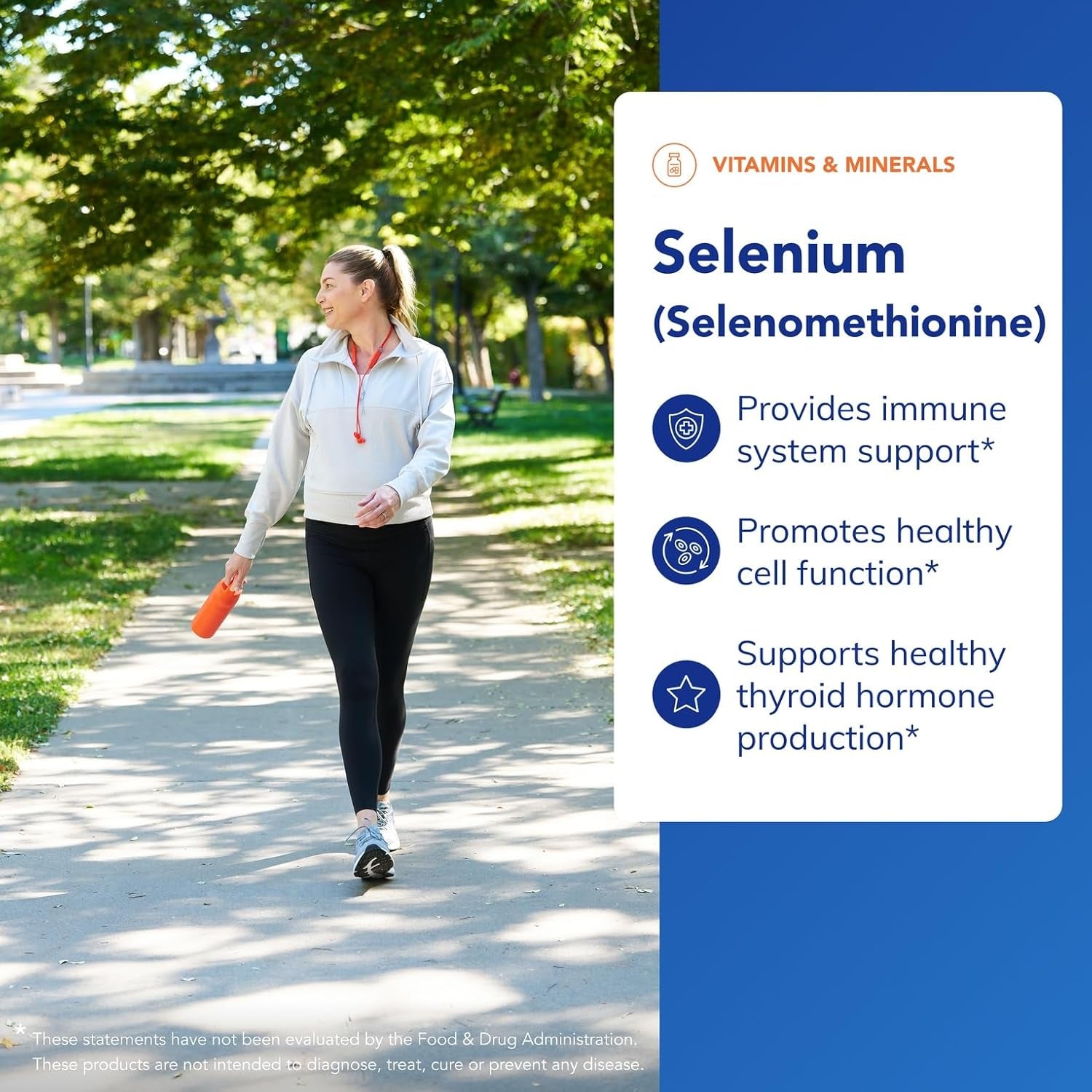 Selenium, 200 Mcg | for Healthy Cellular Function, Immune System and Antioxidant Defenses*, Mineral Supplement, Vegan and Gluten-Free