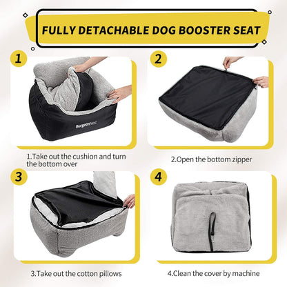 Dog Car Seat for Small Dogs & Cats under 25 Lbs,Black