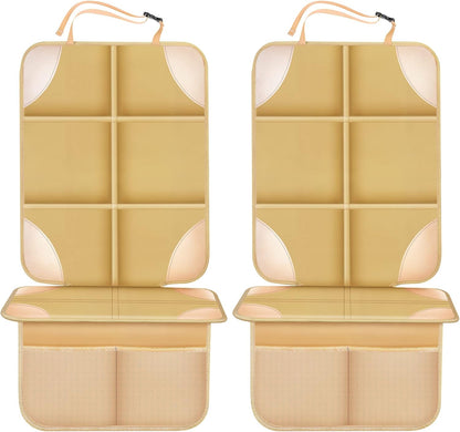Car Seat Protector, Non-Slip Backing Will Not Leave Imprint, Waterproof Thicker Car Seat Cover for SUV, Sedan, Truck, Leather Car Seat Cushion
