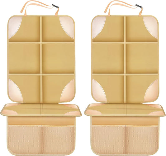 Car Seat Protector, Non-Slip Backing Will Not Leave Imprint, Waterproof Thicker Car Seat Cover for SUV, Sedan, Truck, Leather Car Seat Cushion